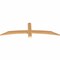 Ekena Millwork Bellingham Timber Gable Bracket, Western Red Cedar, 60"W x 17"H x 1 1/2"D x 3 1/2"F, 7/12 Pitch GBW060X17X0204BEL00SWR - alternate 3